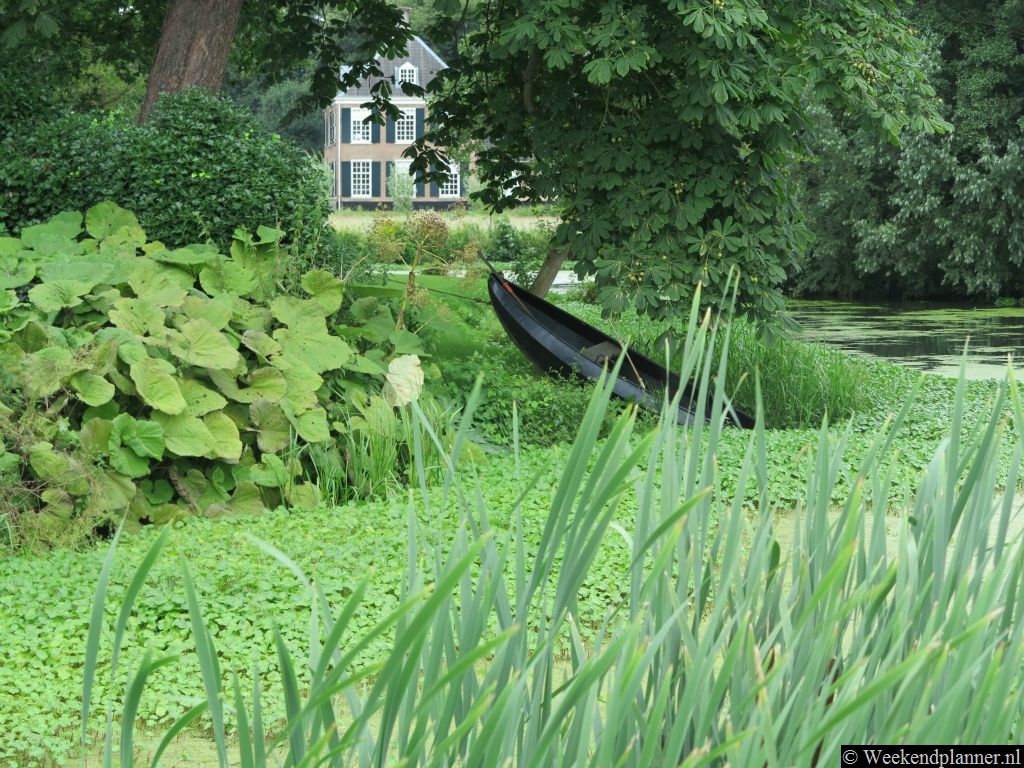 Het kasteel ligt aan het mooie riviertje de Dommel. Via de binnenplaats en de tuin kun je bij de Dommel komen. Je kunt er picknicken. De brasserie kan de hapjes verzorgen.Tip: Ga eens in de buurt picknicken.